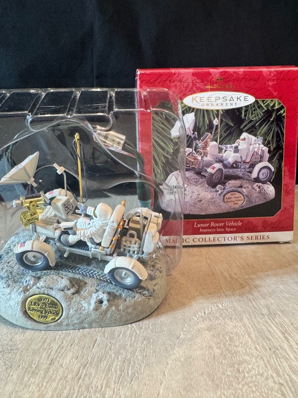 Vintage Hallmark Keepsake Lunar Rover Vehicle NASA Space Magic Ornament TESTED